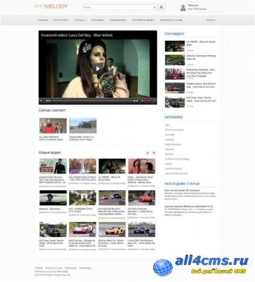 PHP Melody v.1.9.0 RUS Nulled