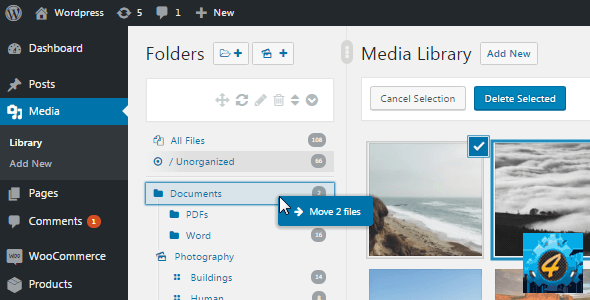 WordPress Real Media Library v4.0.4