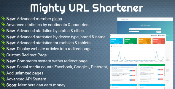 Mighty URL Shortener 3.2.1