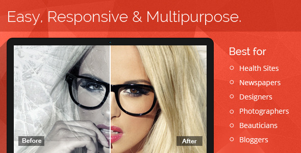 Multipurpose Before After Slider v2.7.1 - умный слайдер для Wordpress